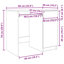 Desk Sonoma 86X49x76 Cm Engineered Wood-332470151