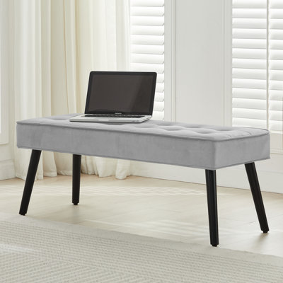 44'' Wide Modern Upholstered Tufted Entryway Bench