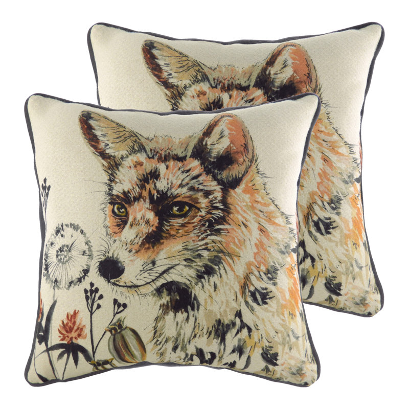 Geometric Square Cushion, Feathers