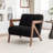 Bula Solid Wood Upholstered Armchair-1990212434