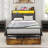 Metal Bed Frame with Headboard and Charging Station, Beds with Storage Drawers-1581202132-1587215517