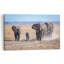 African Elephant Family Contemporary Elephant Nature Wildlife Wall Art Print by Jeffrey C. Sink - 1 Piece Wrapped Canvas Wall Art-65163168