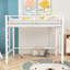 Classic Metal Loft Bed with Dual-Side Ladders-1798008969