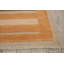 Field Wool Striped Area Rug in Cooper/Beige-14000908