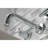 Kingston Brass Manhattan Two-Handle 3-Hole Wall Mount Bathroom Faucet-43709629