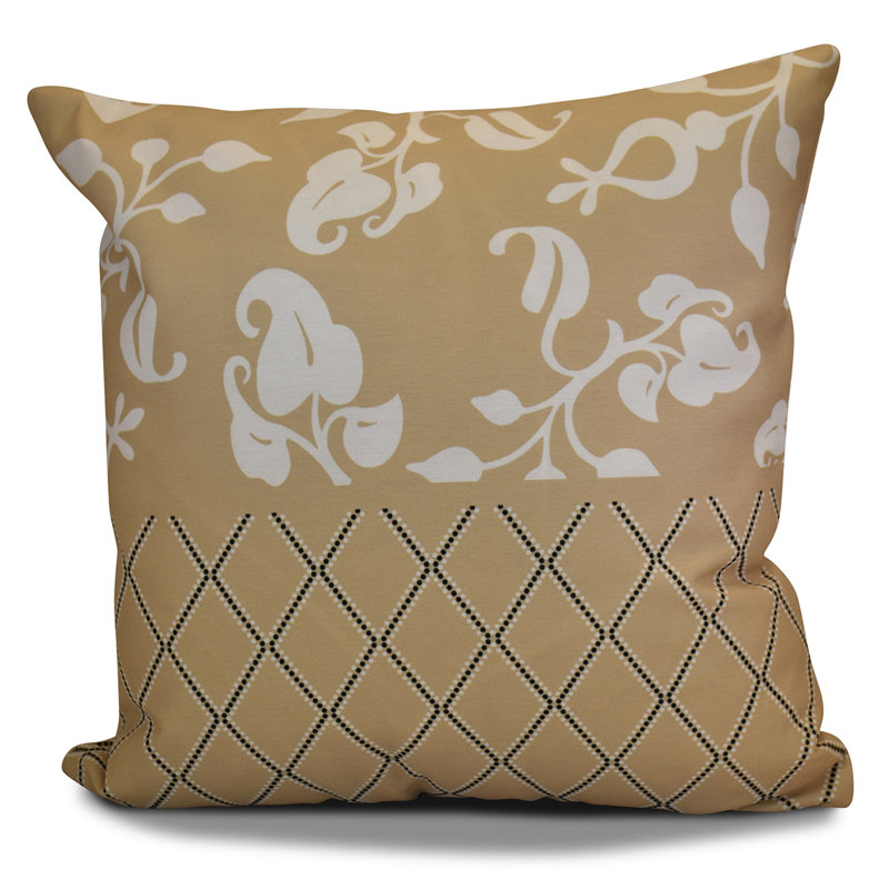Housse de coussin décorative carrée et insert, H 20 po x l 20 po, Taupe