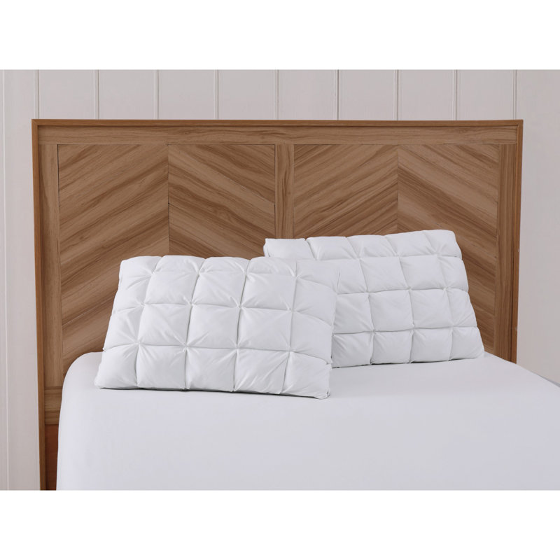 White Standard Size Down Alternative Gel Filled Pillows (Set of 2)