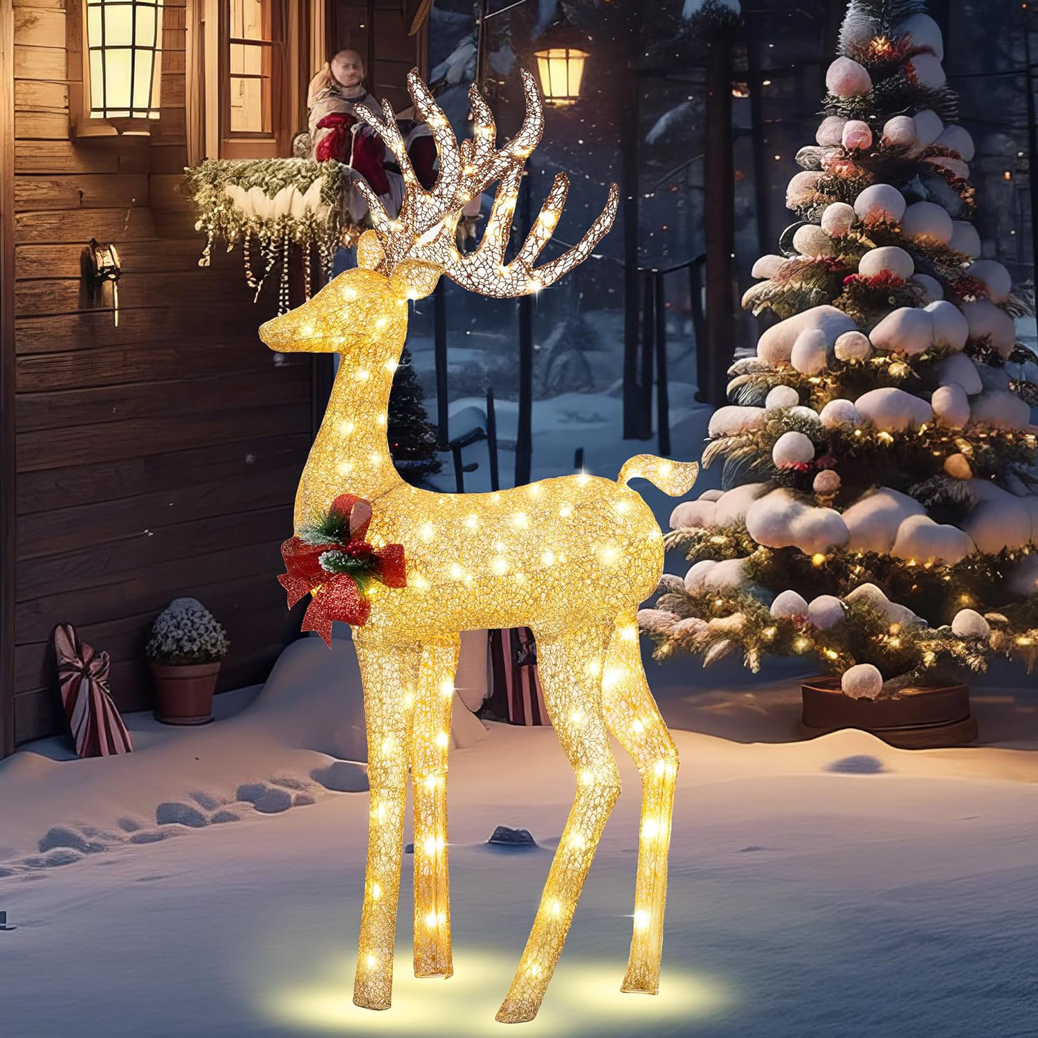 The Holiday Aisle® Lighted Display Christmas Decoration & Reviews ...
