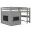 Lit mezzanine pour enfants avec tableau coulissant-484275671-484275666
