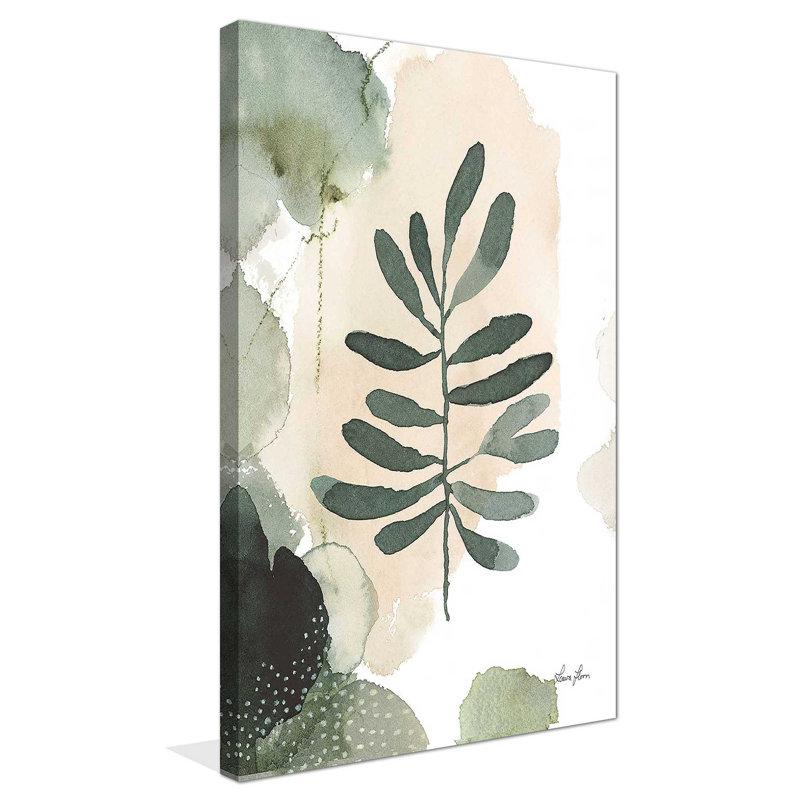 «Sage Bliss III» par Laura Horn - Peinture, Toile tendue, H 30 po x l 18 po x P 1 po