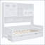 Lit de jour simple en bois avec 2 tiroirs et armoire et tablette tout-en-un-844804109