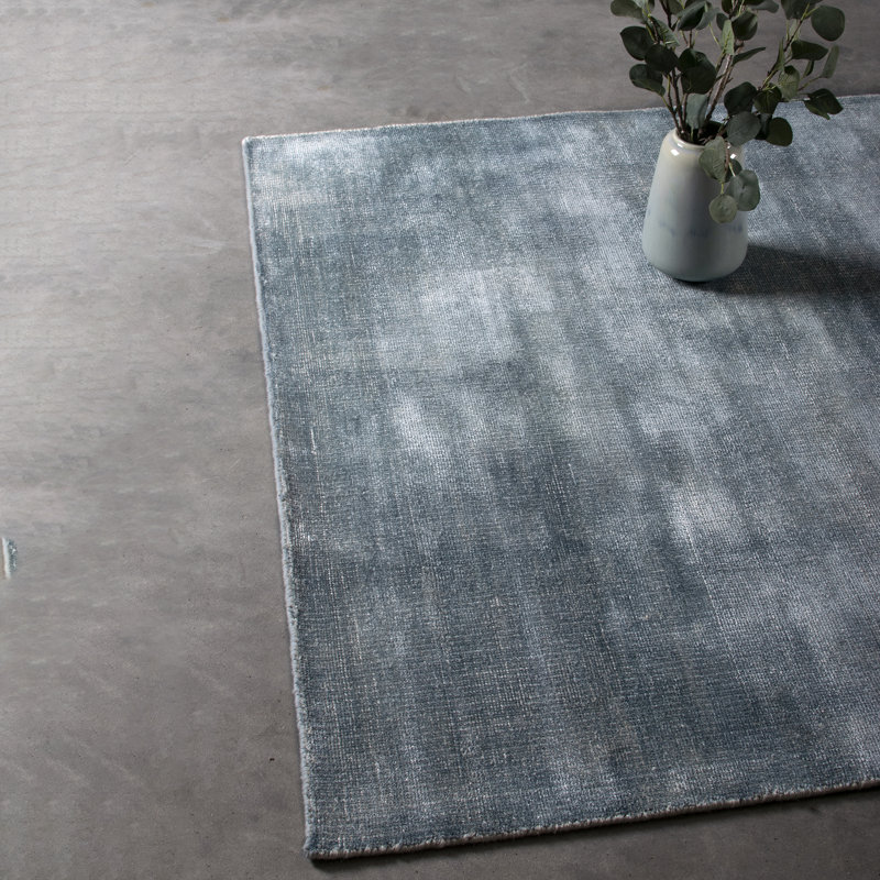 Emaline Solid Colour Hand Woven Area Rug, Rectangle 200 x 290cm