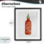 Iconic Hot Sauce Bottle Under Glass, art encadré par Rylen McNett-632330438-632330441