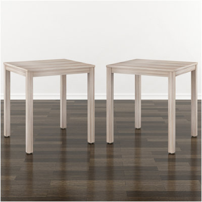 Tables de bout beiges, ensemble de 2