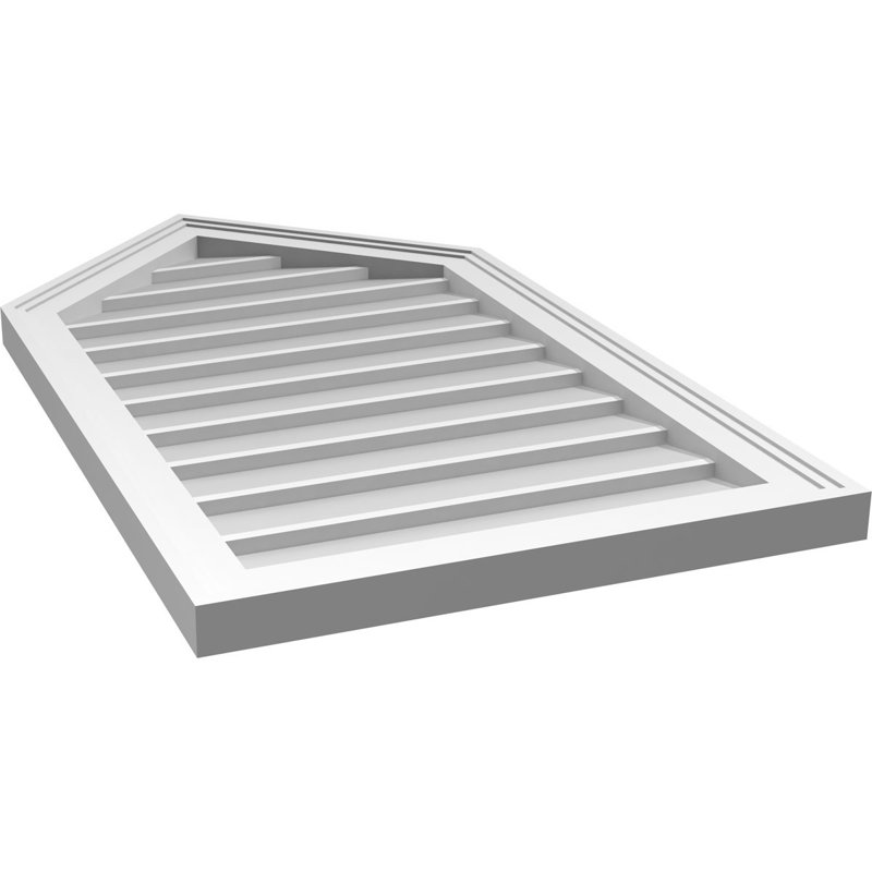 Ventilateur à pignon en uréthane non-fonctionnel Signature, H 36 po x l 20 po x P 1,5 po, 12/12
