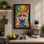 Fox And Rainbow Modern - Print-136813657-136813655