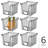 Stackable Wire Pantry Basket with Label Plate - Kitchen Storage Bins with Handles for Fruits and Vegetables