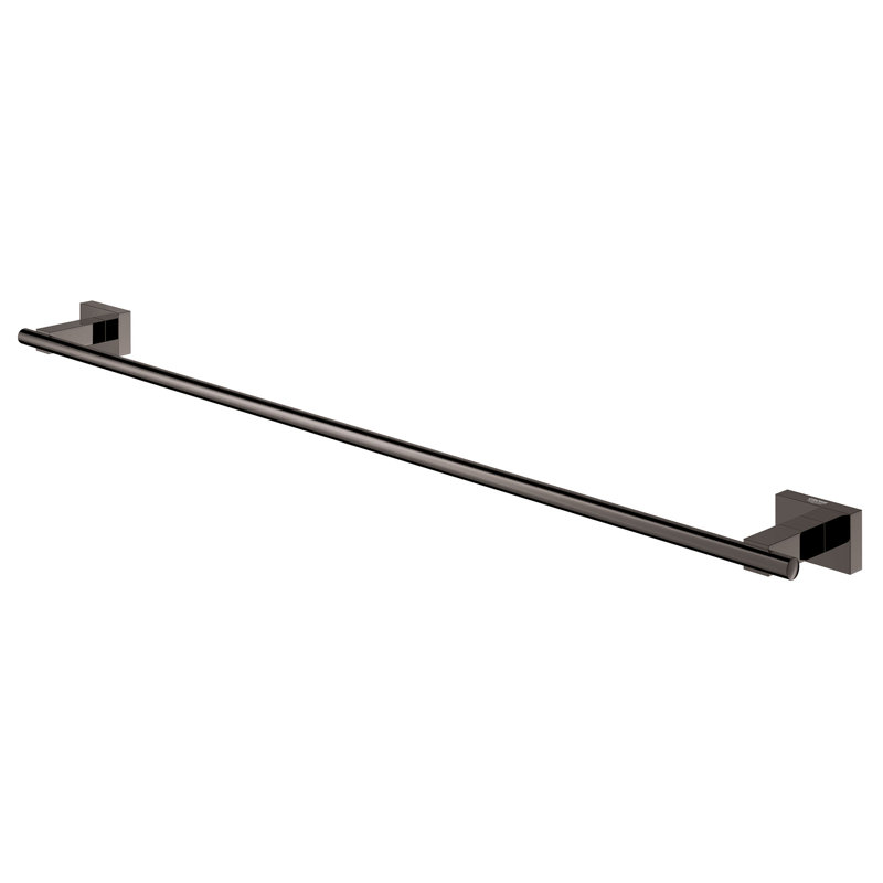 Porte-serviettes mural Essentials Cube 24 po, Graphite dur