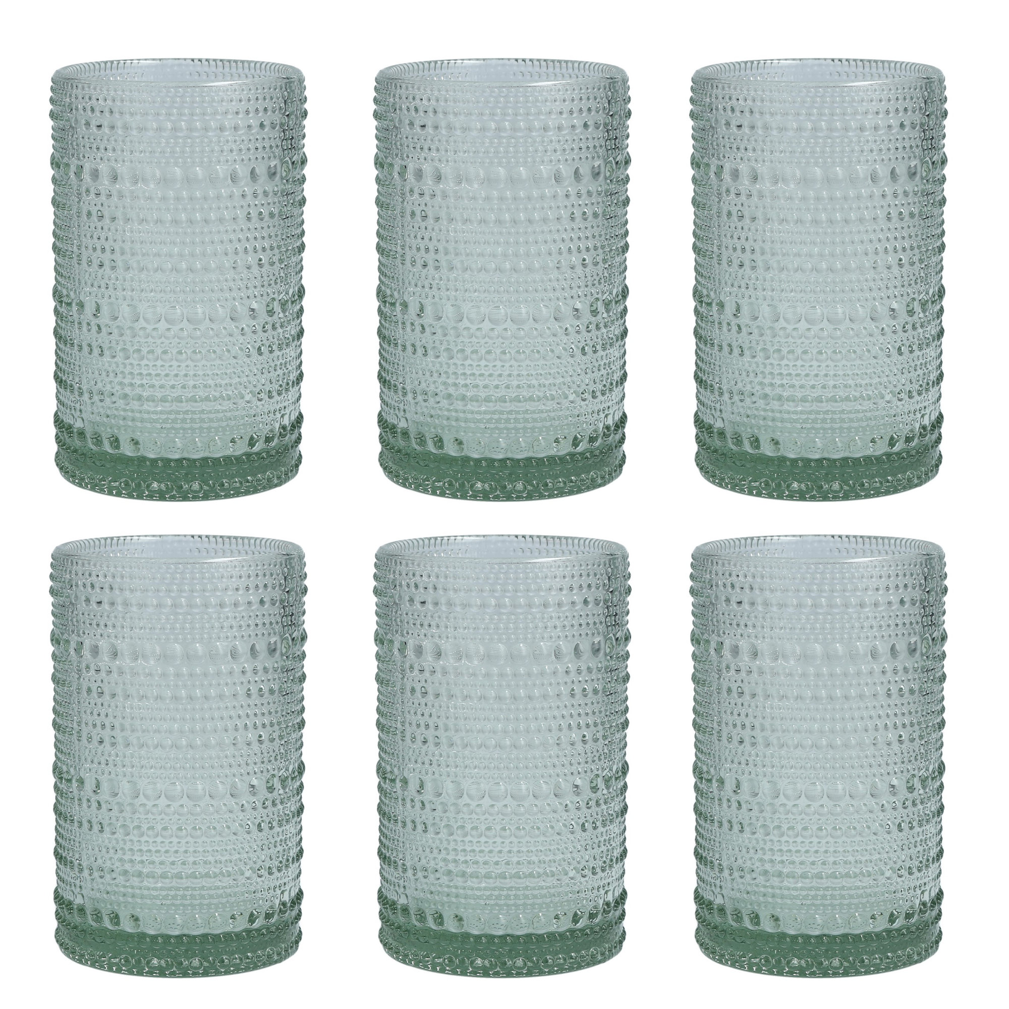 Jupiter Drinking Glass, Sage, 13 oz.