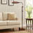 Kiyono 46'' Rust Arched Floor Lamp