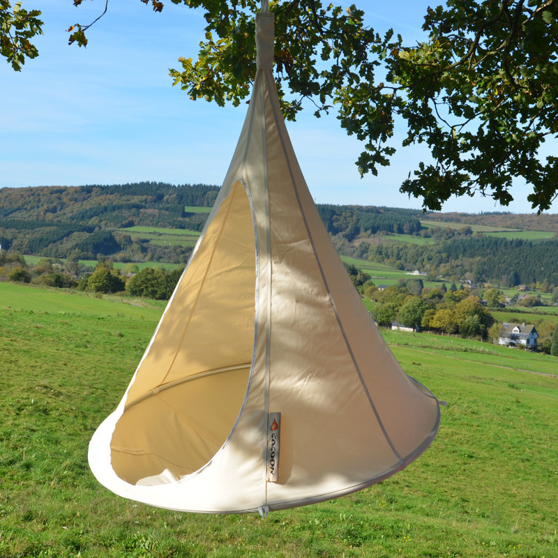 Saffo Hanging Chair, Natural White, 122cm H x 122cm W x 122cm D