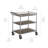 3-Tier NSF Utility Cart with Shelf Liners-110336916