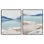 Ensemble de 2 giclées encadrées Cerulean Vista Landscape, par Ian C.