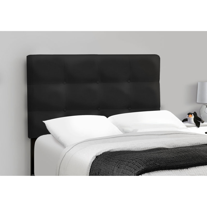Élégant lit simple avec - Revêtement en velours noir pour chambre de jeunes