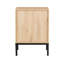 Byron C Rattan Twinset Beside Stand Nightsand