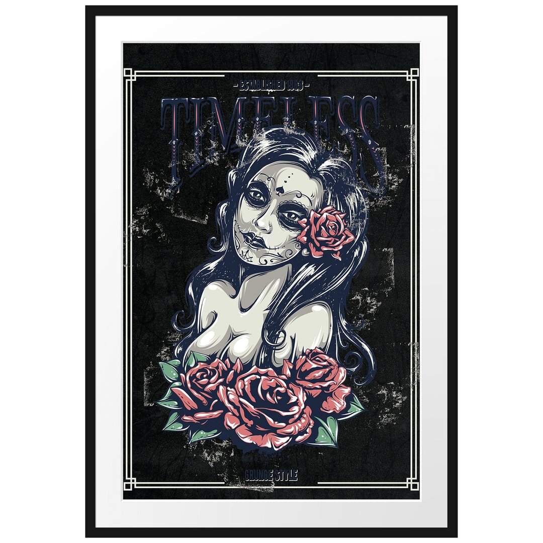 Gerahmtes Poster Timeless Black