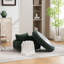 Repose-pieds rembourré avec couvercle Kylie Chenille-130912569