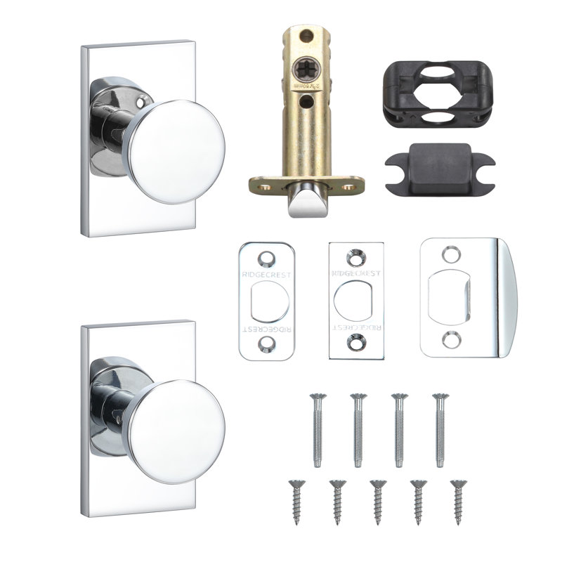 Bouton de passage Ridgecrest Mountain Zermatt, Chrome poli