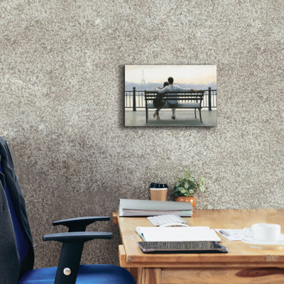 Epic Graffiti 'Parisian Afternoon'  by Myles Sullivan Canvas Wall Art