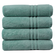 Trident Finesse 100% Cotton, 6-Piece Extra Large Towel Set, Purple