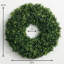 Couronne de buis artificielle 23 po