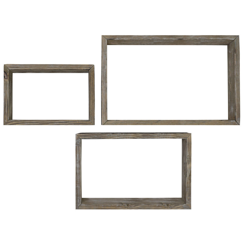 Cube Shelf with Adjustable Shelves, Pebble Gray