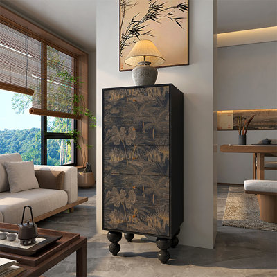 Light luxury multifunction decorative cabinet