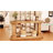 63" Long Console Table，Wooden Rectangular Sofa Table-1429656707