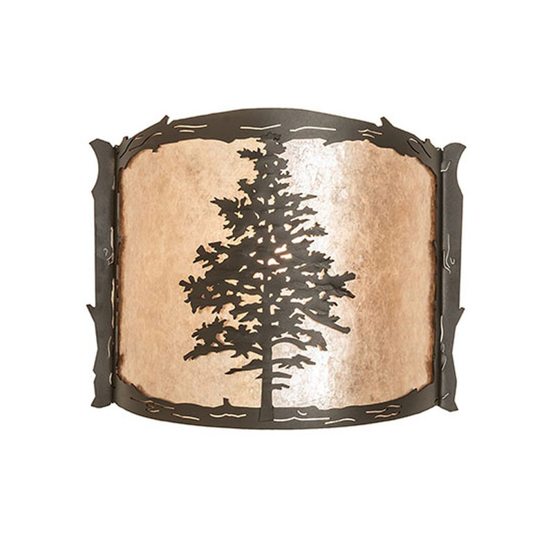 Jamika Steel Flush Mounted Sconce