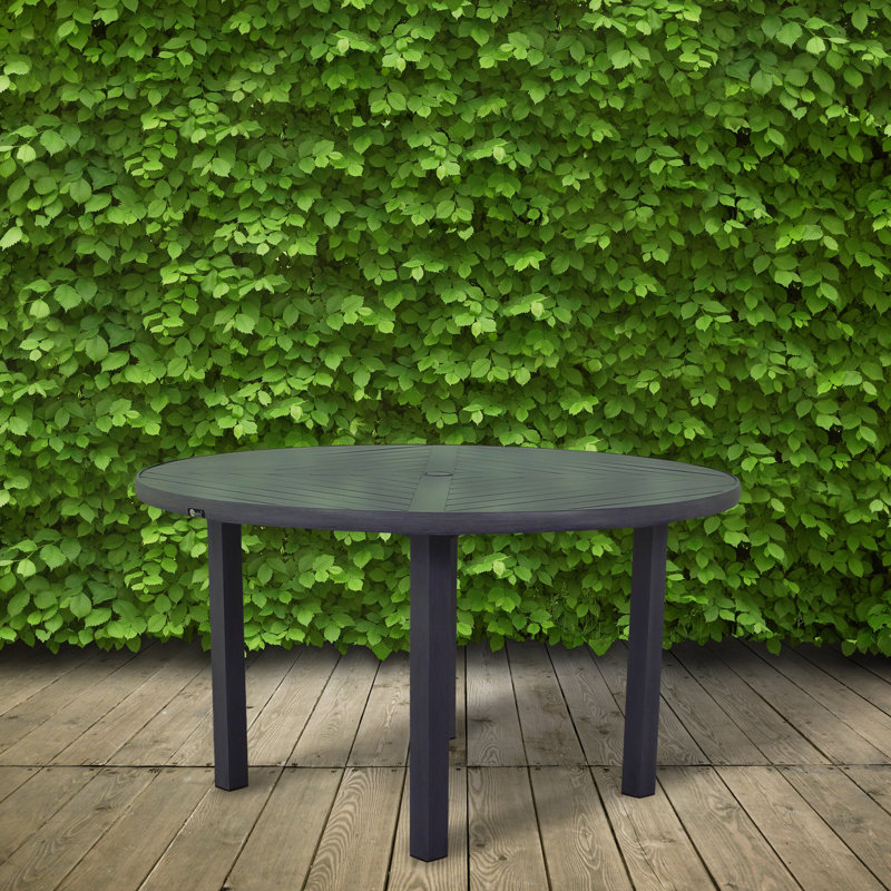 Table de salle à manger en aluminium