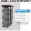 34 cm L Towel Rack