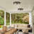 12 Inch 2-Light Flush Mount Ceiling Light With Hammered Glass-530083291-530083294