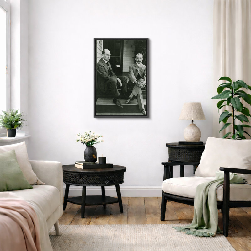 Art de portrait, art classique, H 36 po x l 24 po x P 1,5 po, Cadre flottant noir