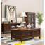 Table basse en bois massif vieilli