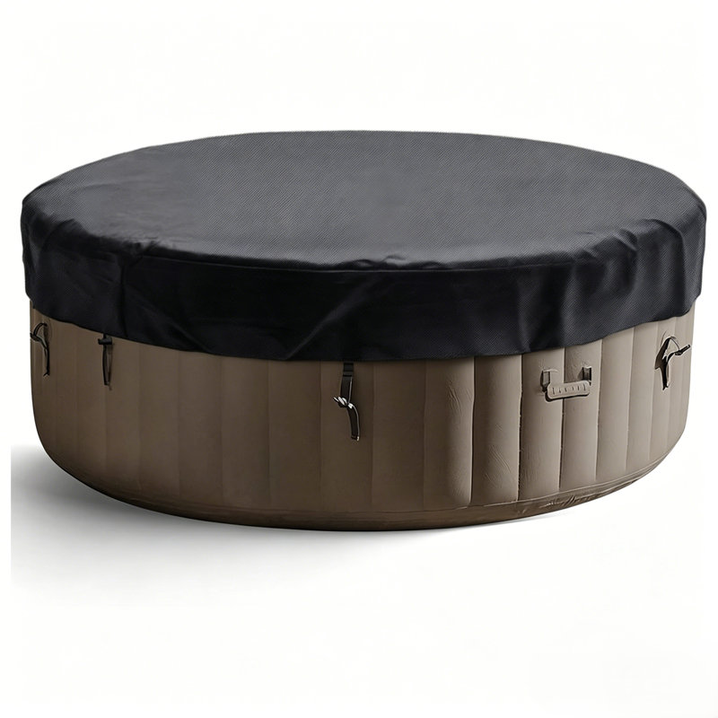 Tente de salle de bain isotherme pliable avec couvercle à fermeture à glissière, 14" H x 80" W x 80" D