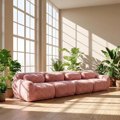 Canapé modulaire en mousse haute densité l 149 po x P 40,9 po x H 28,7 po CloudComfort