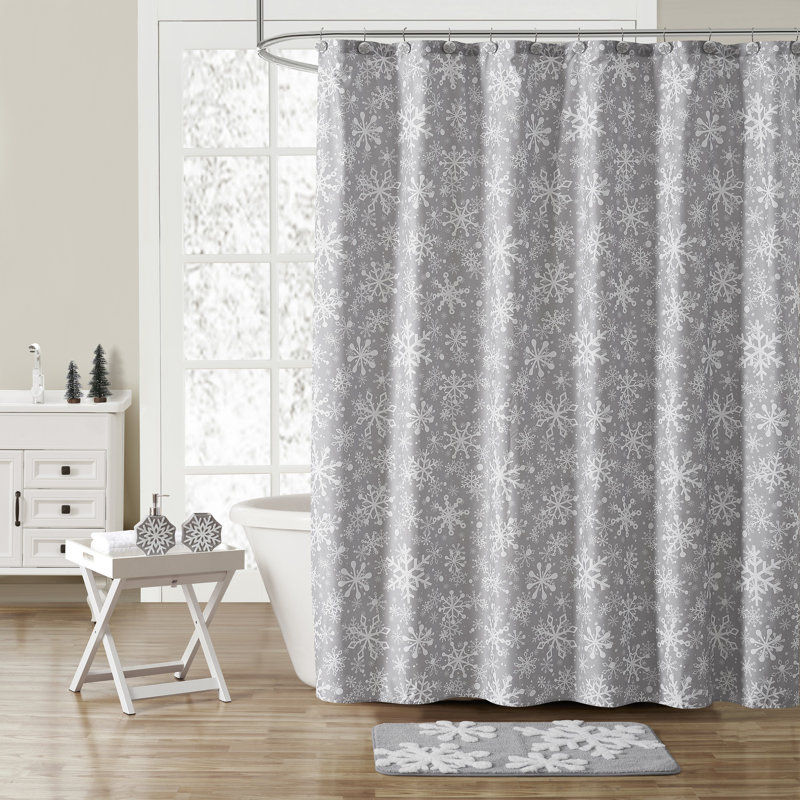 Ensemble de rideau de douche 16 pièces The Holiday Aisle® Home Kaspen