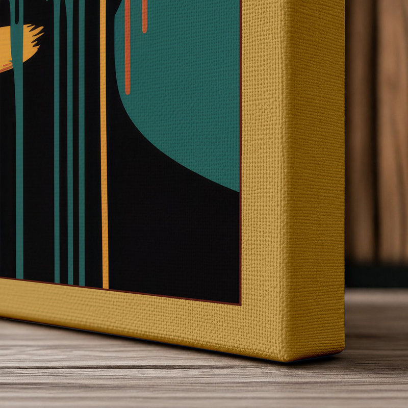 Print, 24x16 - 61.0 x 40.6 cm, Ochre Border