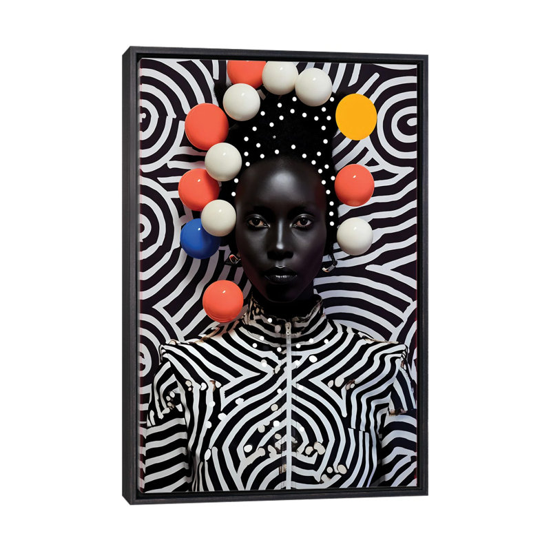 «African High Fashion II», reproduction d'art sur toile encadrée, H 40 po x l 26 po, Reproduction encadrée sans passe-partout