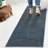 Twyla Classic Solid Low-Pile Machine-Washable Blue Rug-1689030931